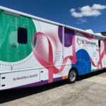 Rear three-quarter medical coach exterior