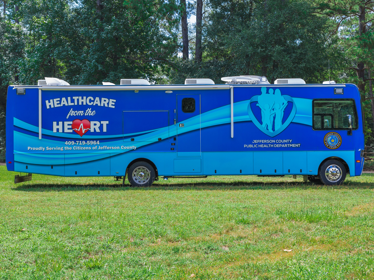 A primary healthcare vehicle build by Mobile Specialty Vehicles