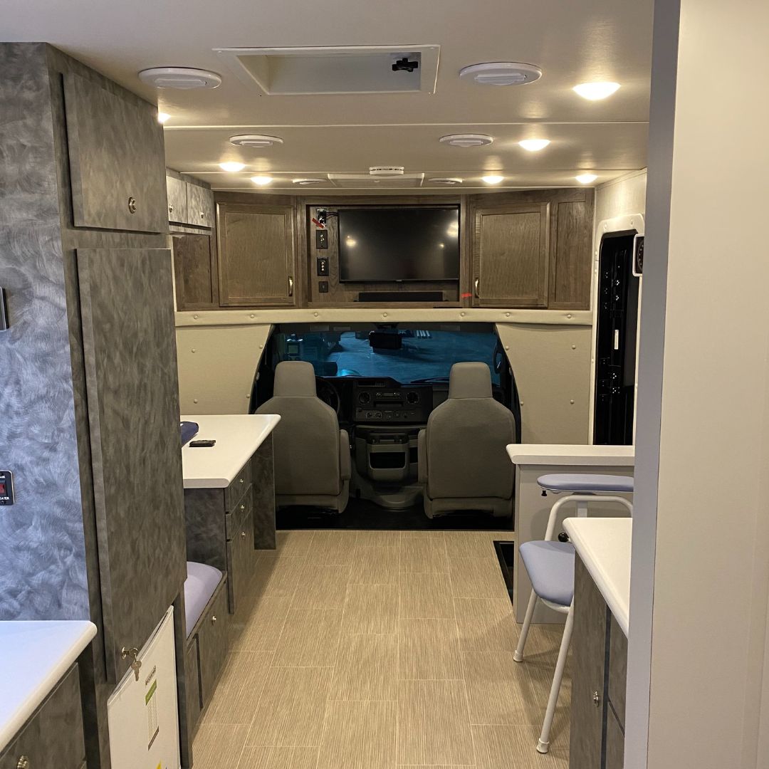 Interior on mobile unit