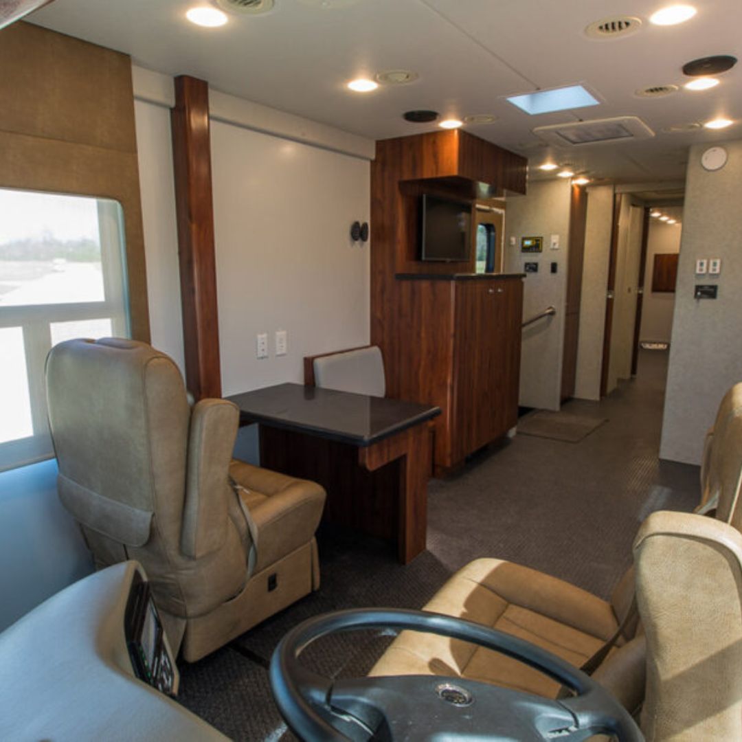 Interior of a medical vehicle custom