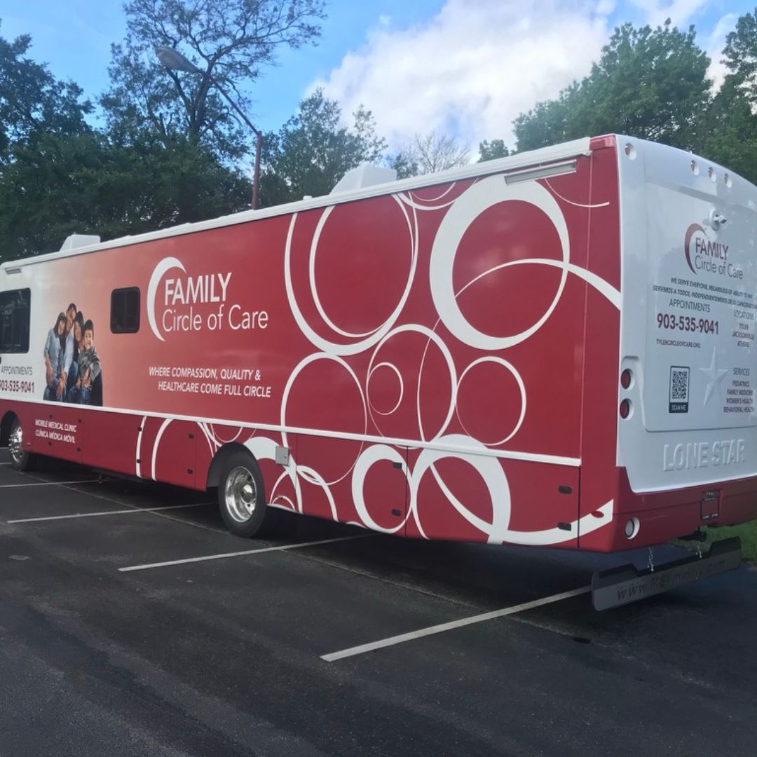 Mobile medical command unit.