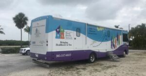 Mobile medical unit.