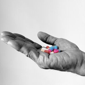opioids in hand