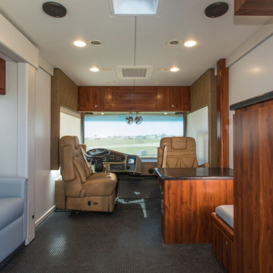 interior of a medical vehicle