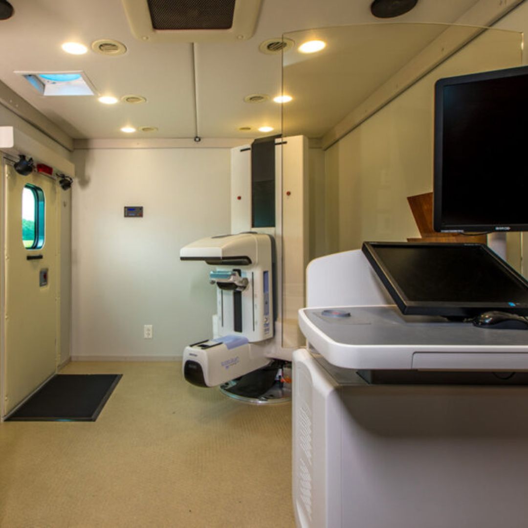 interior of a medical vehicle