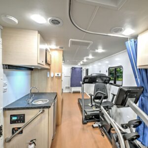 interior of mobile healthcare