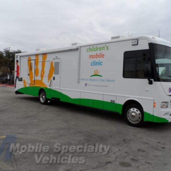 outside of mobile audiology clinic